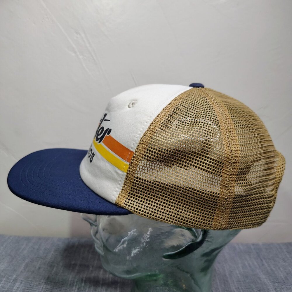 Howler Bros Brothers Mesh Hat Cap Snap Back Retro Trucker Stripe Script Logo - Picture 2 of 9